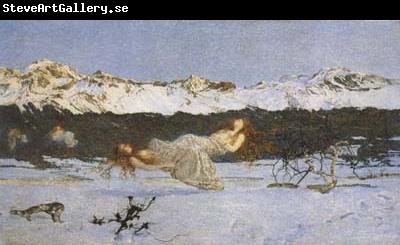 Giovanni Segantini The Punishment of The Lustful (mk19)